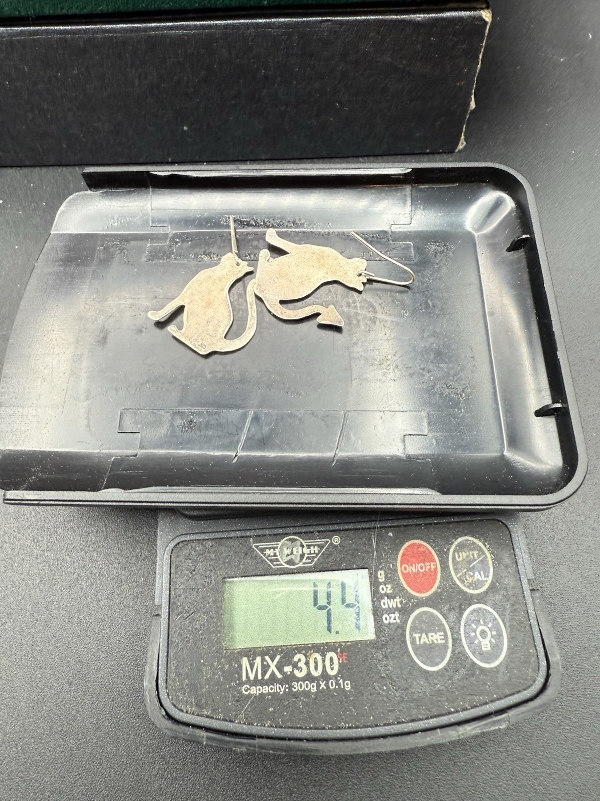 Sterling Silver Dangle Angle Devil Cat Earrings S… - image 7