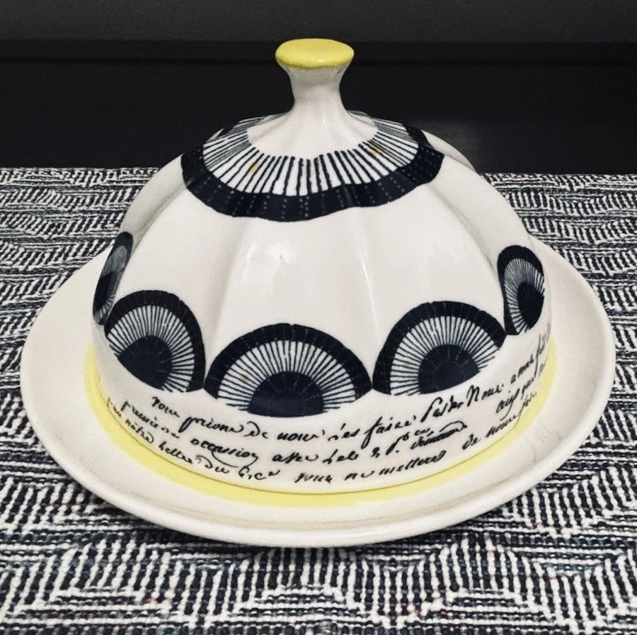 Anthropologie Domed French Butter Cheese Dish With Lid