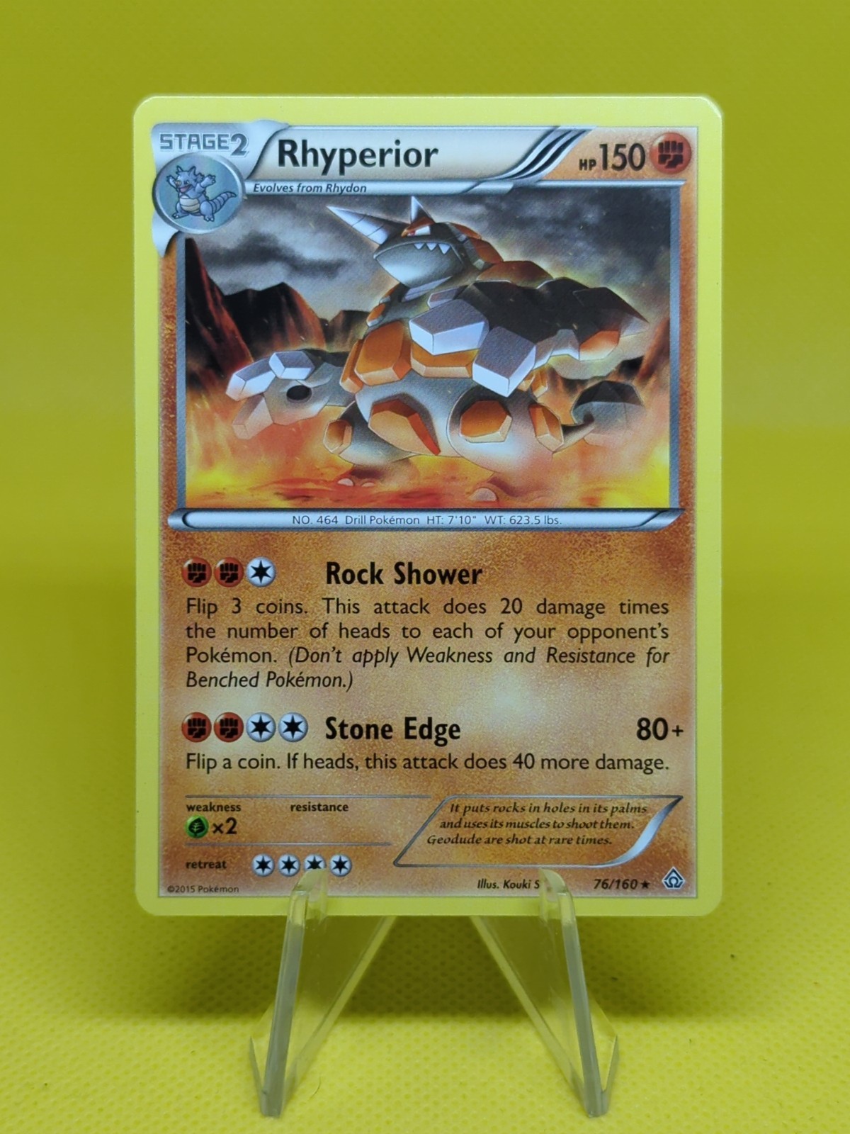 Pokemon - Rhyperior - 76/160 - Rare