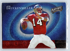 1997 PLAYOFF ROOKIE CARD # 19 Jim Druckenmiller - San Francisco 49ers. rookie card picture