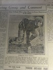 NOV 22 1919 NEWSPAPER PAGE #2009- CLAUDE MCQUARRIE, ARMY CADETS FOOTBALL PLAYER  — photo 1