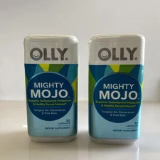 Lot of 2 - Olly Mighty Mojo Resveratrol Pine Bark 30 Capsules each Exp 11/2025