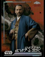 2024 Topps Chrome Star Wars Aurebesh Short Rebel Orange AV97 Perrin Fertha25