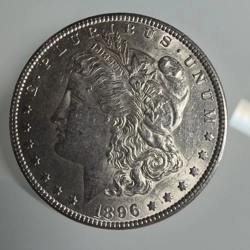 1896 P MORGAN SILVER DOLLAR! NICE AU/UNC Coin!