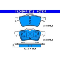 Bremsbelagsatz Scheibenbremse ATE 13.0460-7137.2 FüR Renault Vel Satis Laguna II