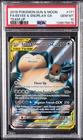 2019 POKEMON SUN & MOON TEAM UP #171 FULL ART/EEVEE & SNORLAX GX PSA 10