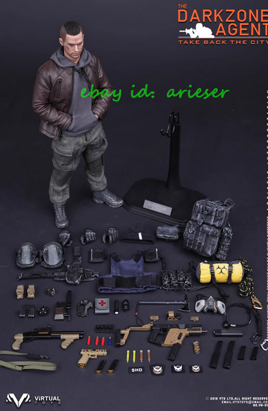 APE AGENT MOD-017 フィギュア 2体セット Perfect Vts Toys Vm-017 The Darkzone Agent 1/6 Action Figure In
