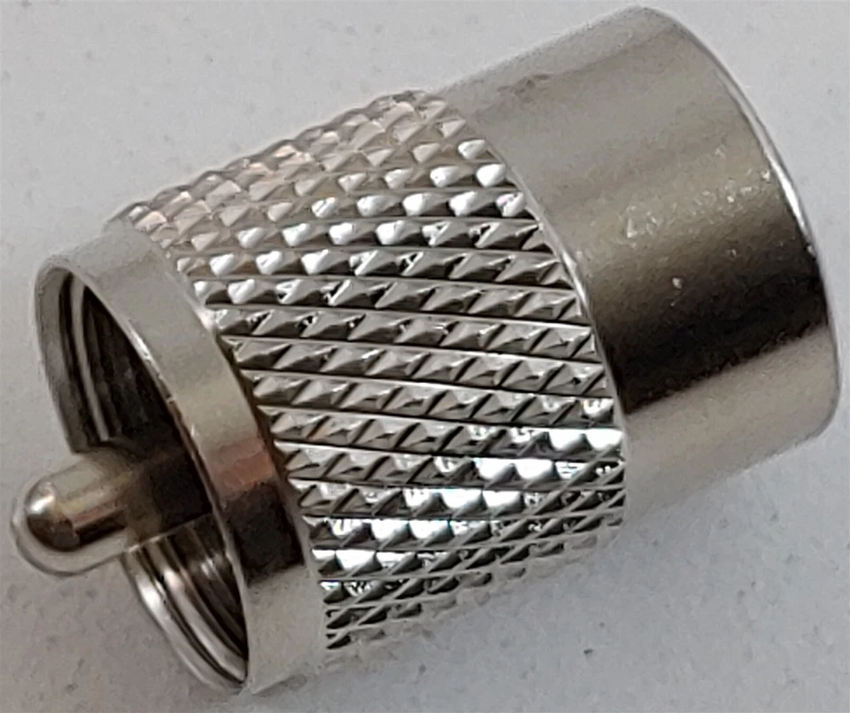 Lote de 2 Adaptador de Cable Coaxial Antena Firestik MNFG129 CB Mini UHF Macho a PL249 Foto 2 de 4