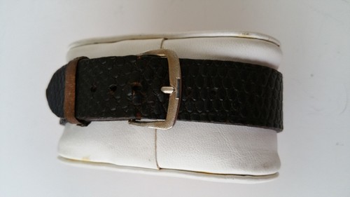 Vintage 18K Rose Rolex Tudor Oyster leather Band Automatic Rose Logo ShockResist - Picture 7 of 11