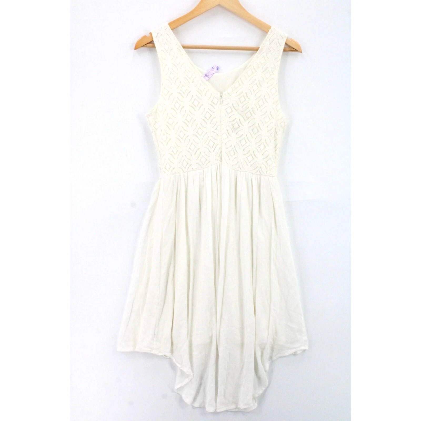 OFF WHITE Abito Alya da donna bianco casual festa senza maniche maglia taglia media M