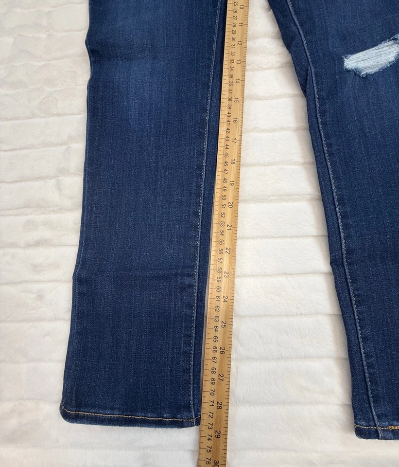 Женские джинсы Levis 30x30 синяя джинсовая ткань 311 формирующие узкие эластичные панель живота повседневные - Изображение 3 из 4