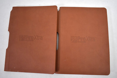 Lot of 2 Eccolo Leather Journal Notebooks Planner Home Depot Brown 8-1/4'' x 6''