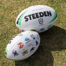 Steeden NRL All Team Logo Supporter Ball Size 5