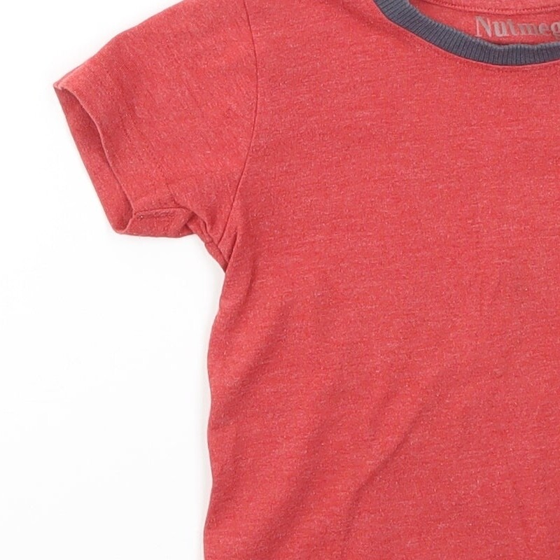Nutmeg Boys Red Cotton blend T-Shirt Size 2-3 Years image 9