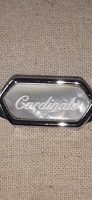 Keep Collective silver MOTHER OF PEARL ENGRAVED CARDINALS FOCAL, NIP!