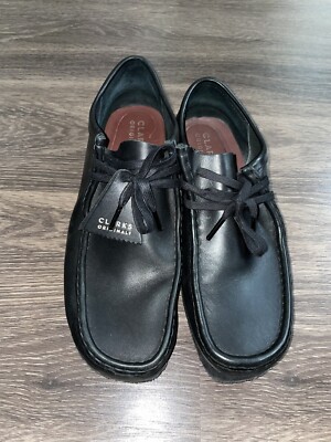 Black Leather Men's Clarks Original Wallabee Size 11.5 | eBay