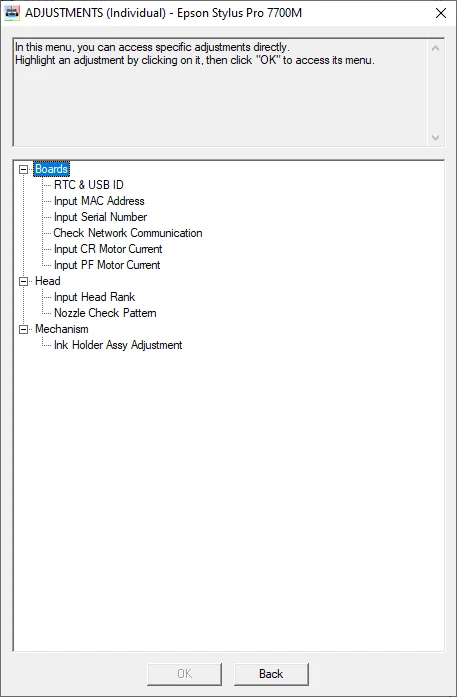 Epson Service Program Stylus Pro 7700 7700M WT7900 7890 7900 9700 9890 9900 - Image 3 of 3