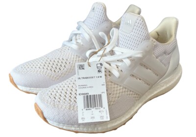 Adidas ULTRABOOST Running Womens Shoes ID9689 White Gum Size