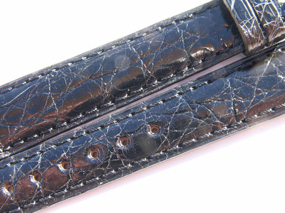 ZENITH LEATHER BAND STRAP BLACK 14 MM 68/103 NEW Z14-03