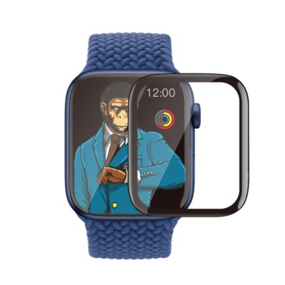 Schutzfolie für Apple Watch 41 / 45 Series 7 8 9  Hydrogel Panzerfolie Display