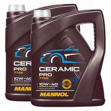 Motoröl Motor Öl MANNOL 10W-40 Ceramic Pro 2 X 5 Liter für Mercedes Mazda Nissan