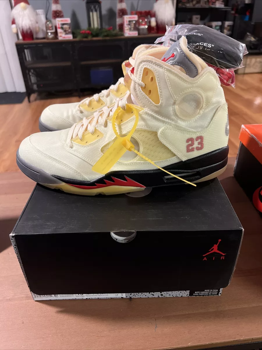 Off-White x Air Jordan 5 Sail