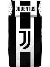 COMPLETO LENZUOLA F.C. JUVE JUVENTUS UFFICIALE 1 PIAZZA/SINGOLO 100% COTONE