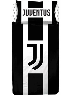 F.C. JUVENTUS COMPLETO LENZUOLA F.C. JUVE JUVENTUS UFFICIALE 1 PIAZZA/SINGOLO 100% COTONE