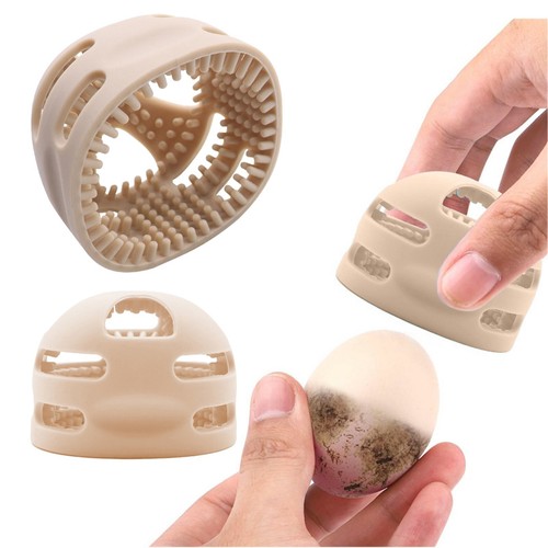 Egg Scrubber for Fresh Eggs - Effective Egg Washer Silicone Brush for Fresh Eggs - Picture 2 of 10
