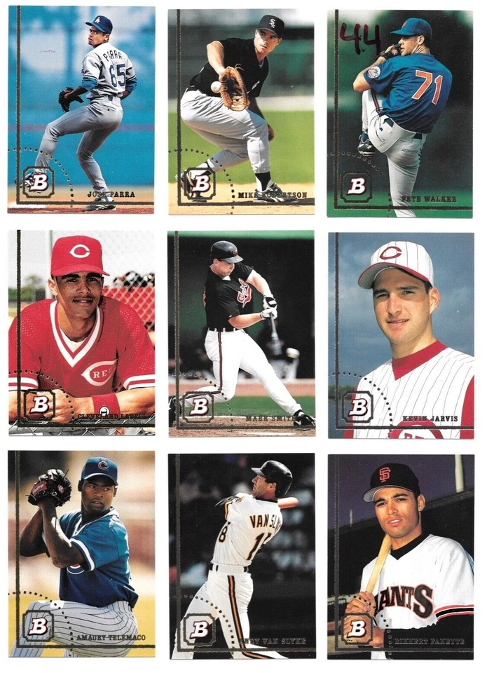 1994 Bowman Baseball Trading Cards / You Choose #s 1 - 248 / mb17 - Image 4 of 4