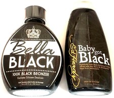 Lot of Bella Black 100X Bronzer  Ed Hardy Baby Got Black Tanning Bed Lotion