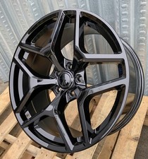 20x9 20x10 5x120 Gloss Black Staggered Wheels Fits Chevy Camaro Rs Ss Z28 Zl1