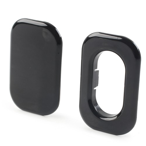 Antenna Hole Accent + Filler Cover Black For Harley Road Street Glide FLHR FLHX - Picture 3 of 10