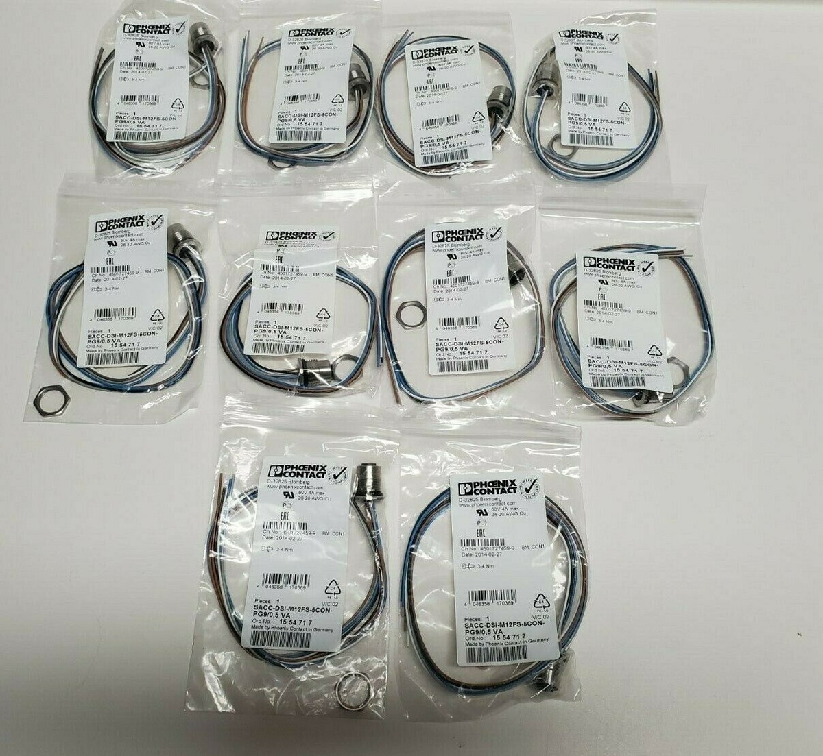 Phoenix Contact Flush-type Connector - SACC-DSI-M12FS-5CON-PG9/0,5 