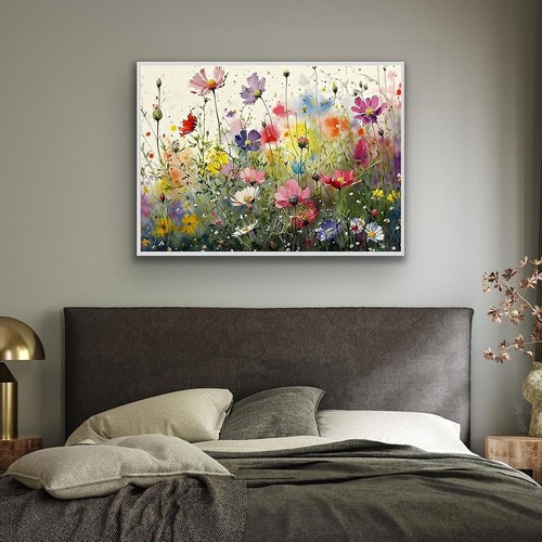 Flowers Diamond Painting Kits-Wild Flower Diamond Art for Adults Kids - Picture 4 of 7