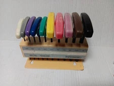 10 Piece T-Handle Hex Key Set VTG Vintage 3/32 7/64 1/8 9/64 5/32 3/16 1/4" 3/8"