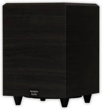 Acoustic Audio PSW-8 300 Watt 8-Inch Down Firing Powered Subwoofer (Black)
