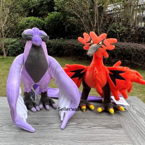 2Pcs Galar Region Articuno & Zapdos Plush Toys Stuffed Animal Soft Doll Gifts - Picture 2 of 14