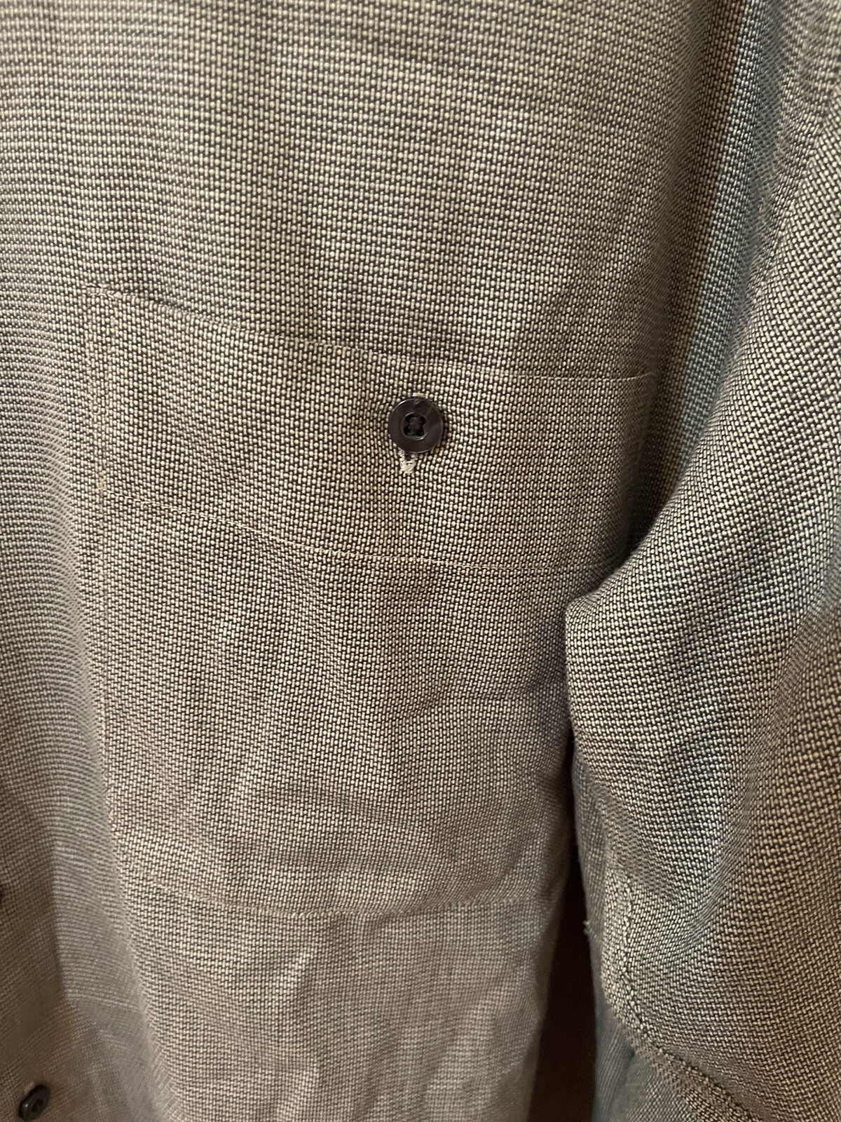 Camicia da uomo Yves Saint Laurent a maniche lunghe abbottonate. Taglia media 15 32 33