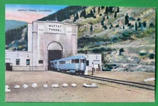 Moffat Tunnel  Railroad Postcard Elmer Clark