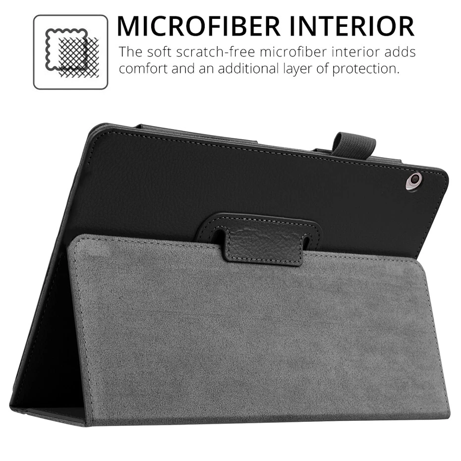 Leather Smart Stand Case Cover Huawei Mediapad M6 8.4 10.8 Mate Pad 10.4 T8 8.0 - Image 3 of 4