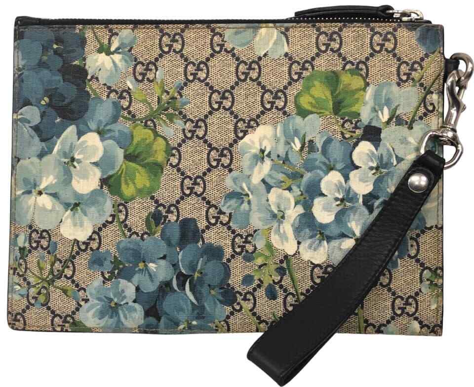クラッチバッグ GUCCI CLUTCH BAG (838477FAE0P 9746) Gucci Clutch Bag Pouch Floral Clutch GG Supreme 411691 with