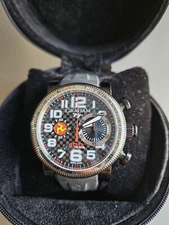 Graham Tourist Trophy TT Isle of Mann Chronograph w/ Box + Papers; Rare + Cool!