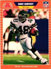 1989 PRO SET BOBBY HUMPHERY #299 CARD $0.99 VALUE BOX