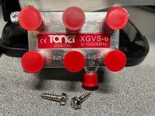Lot of 10 (U55) Toner XGVS-6 way digital cable splitter 5-1000 MHz NEW