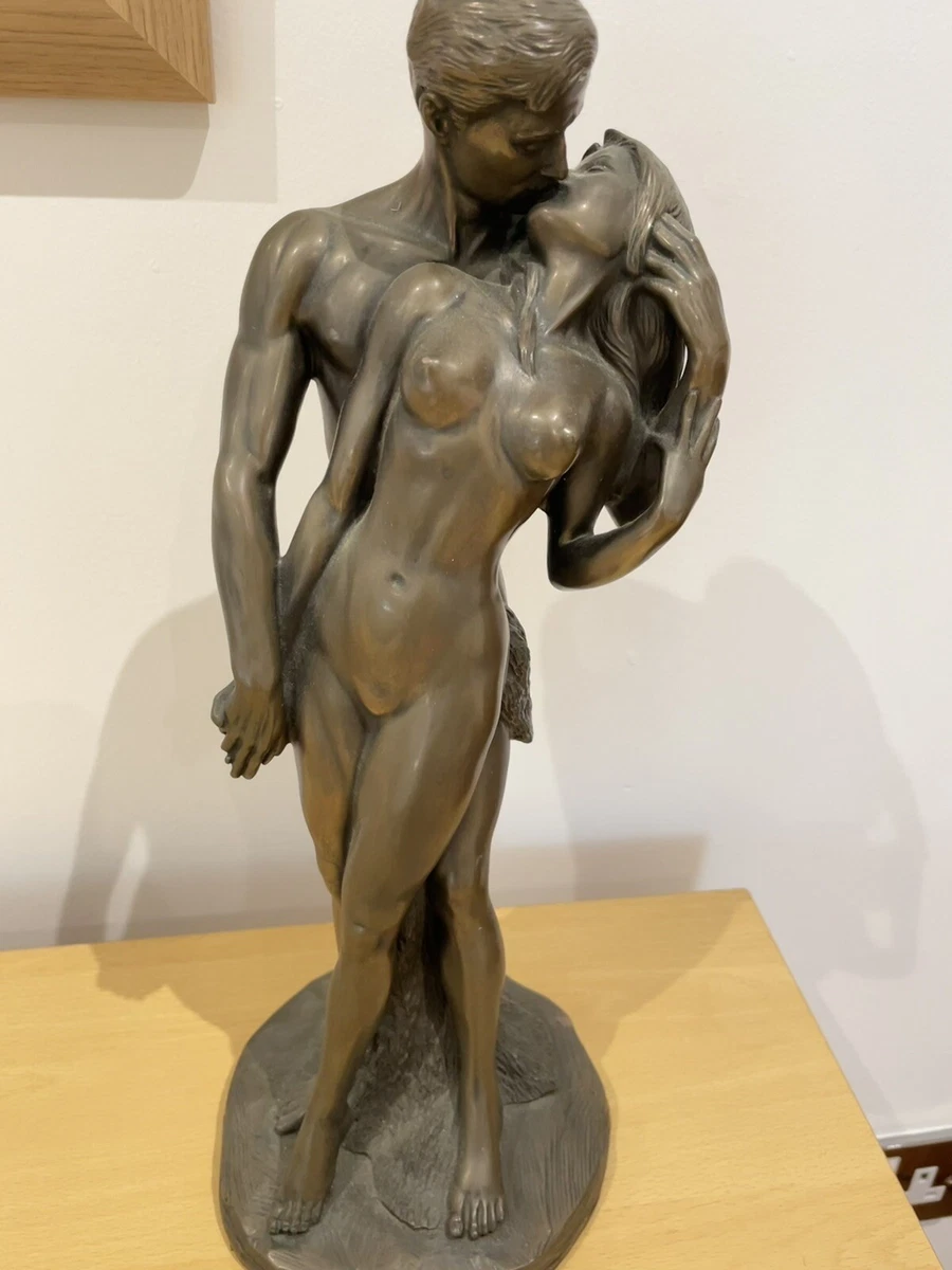 Nude Cold Cast Bronze statue Genesis fine Arts Donaldson Kiss V37 E2500  14.5 | eBay