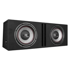 DS18 Loaded Enclosure Bass Package 2 x GEN-X124D 12" Subwoofers In a Ported Box