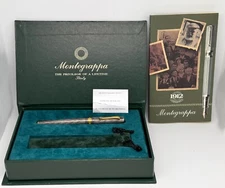 1990's Montegrappa 1912 1055vi Silver 925 Sterling Silver Ballpoint Pen
