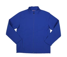 Team 365 Leader Soft Shell Long Sleeve Full Zip Royal Blue Jacket TT80 Mens L