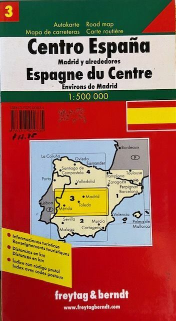 Poster Mapa da Espanha